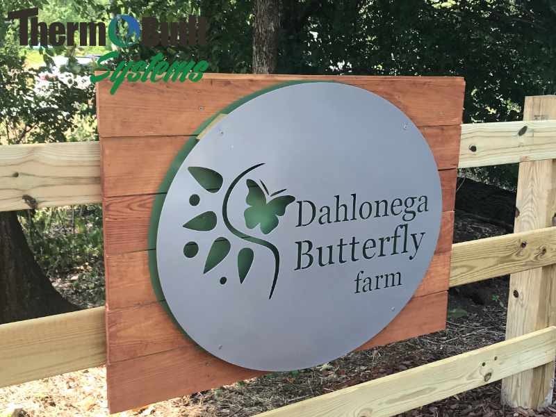 Dahlonega Butterfly Farm Signage